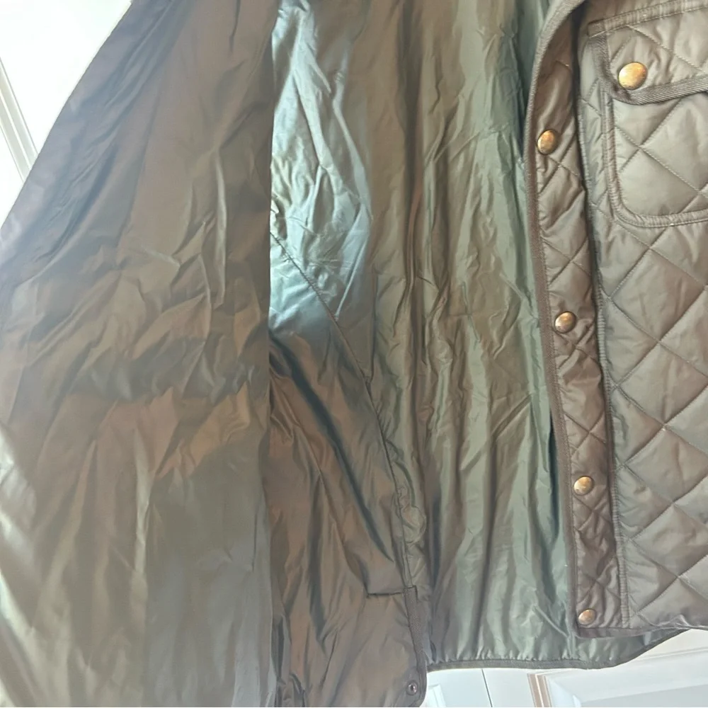 Polo Ralph Lauren Quilted Vest Olive Green Size L‎ - Picture 6 of 9